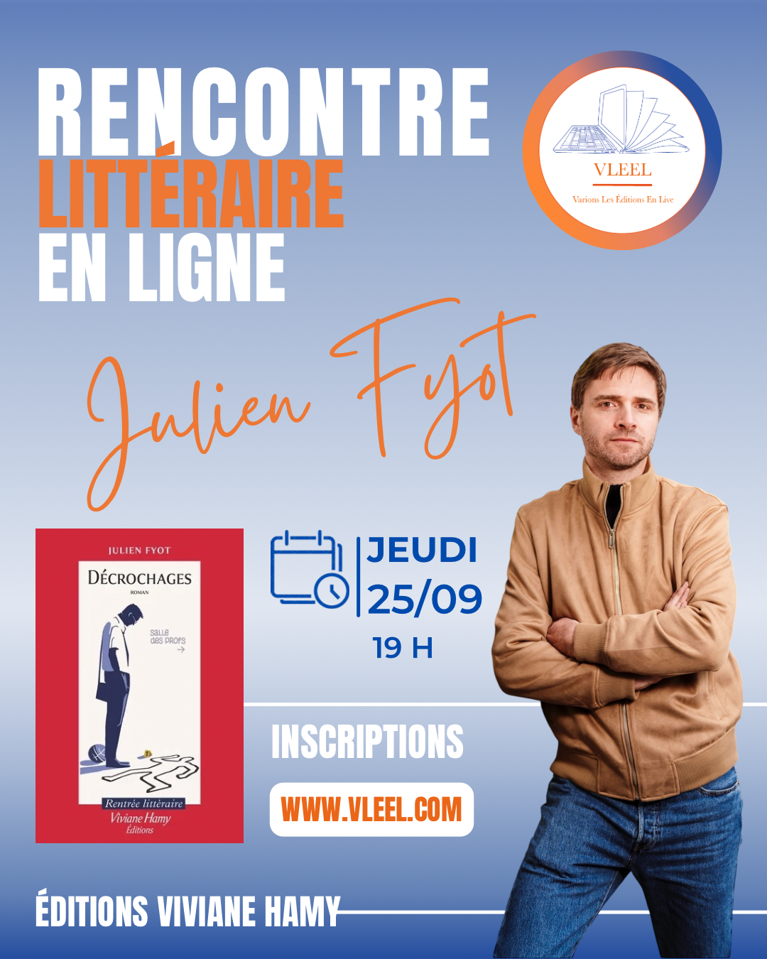Rencontre littéraire Julien Fyot