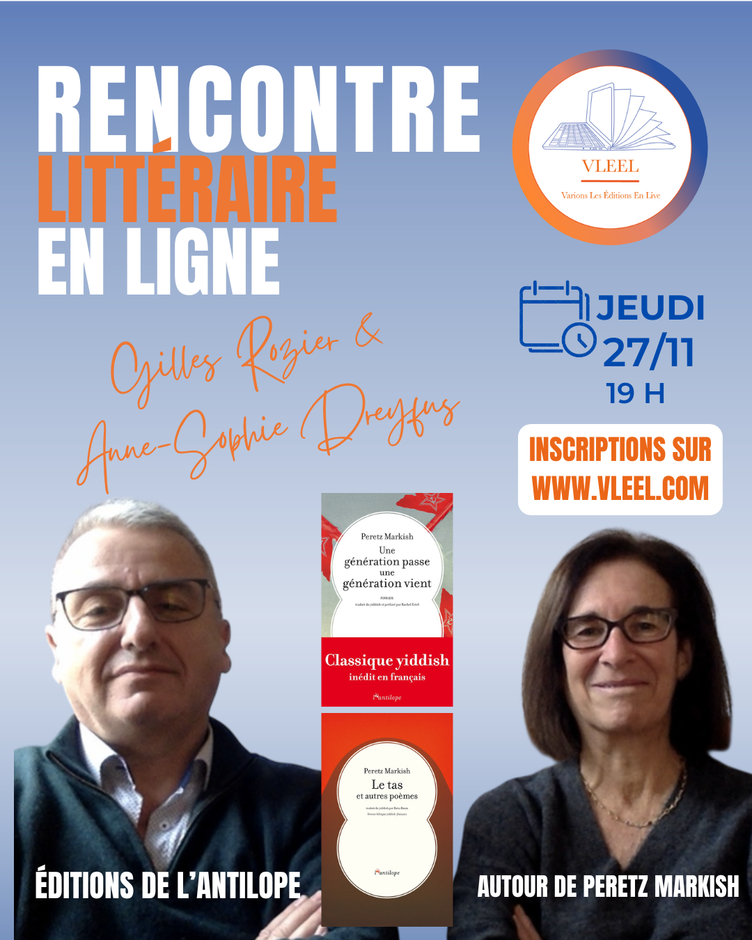 Rencontre littéraire Peretz Markish