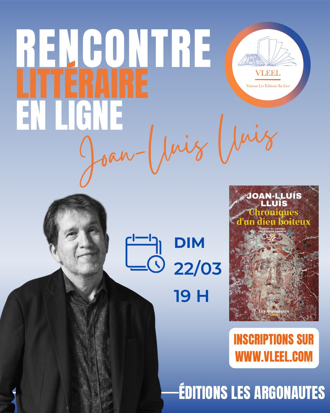 Rencontre littéraire Joan-Lluís Lluís