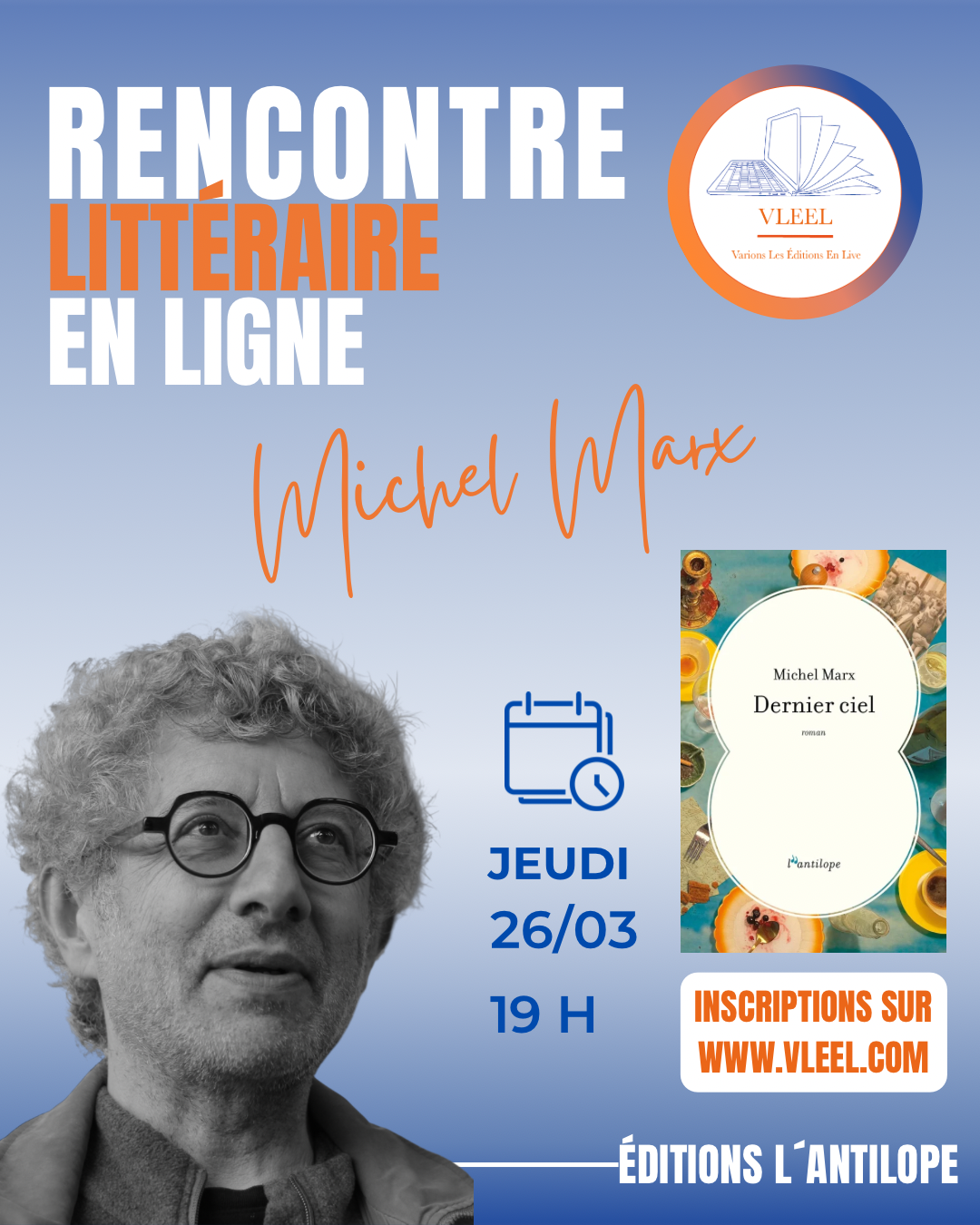 Rencontre littéraire Michel Marx