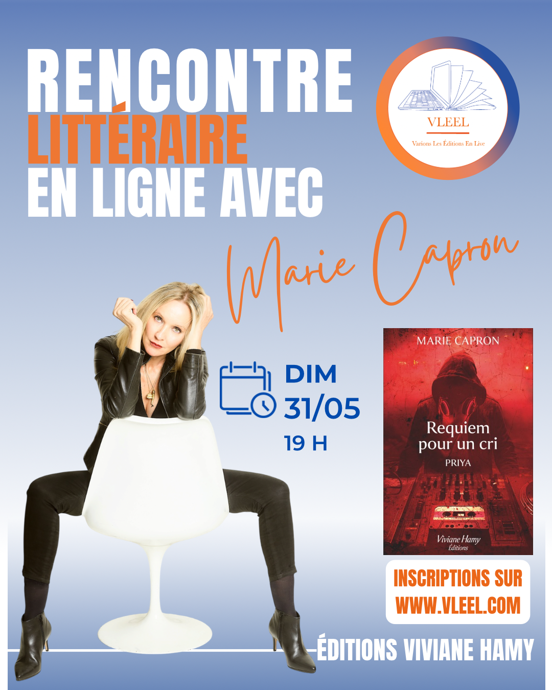 Rencontre littéraire Marie Capron
